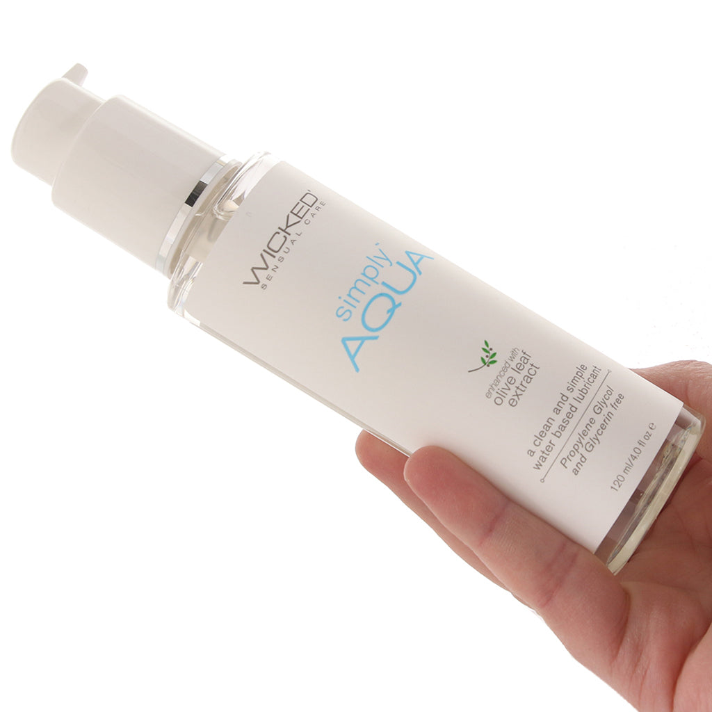 Simply Aqua Lube 4oz / 120ml Lubes and Lotions > Water Based Sex Lubes