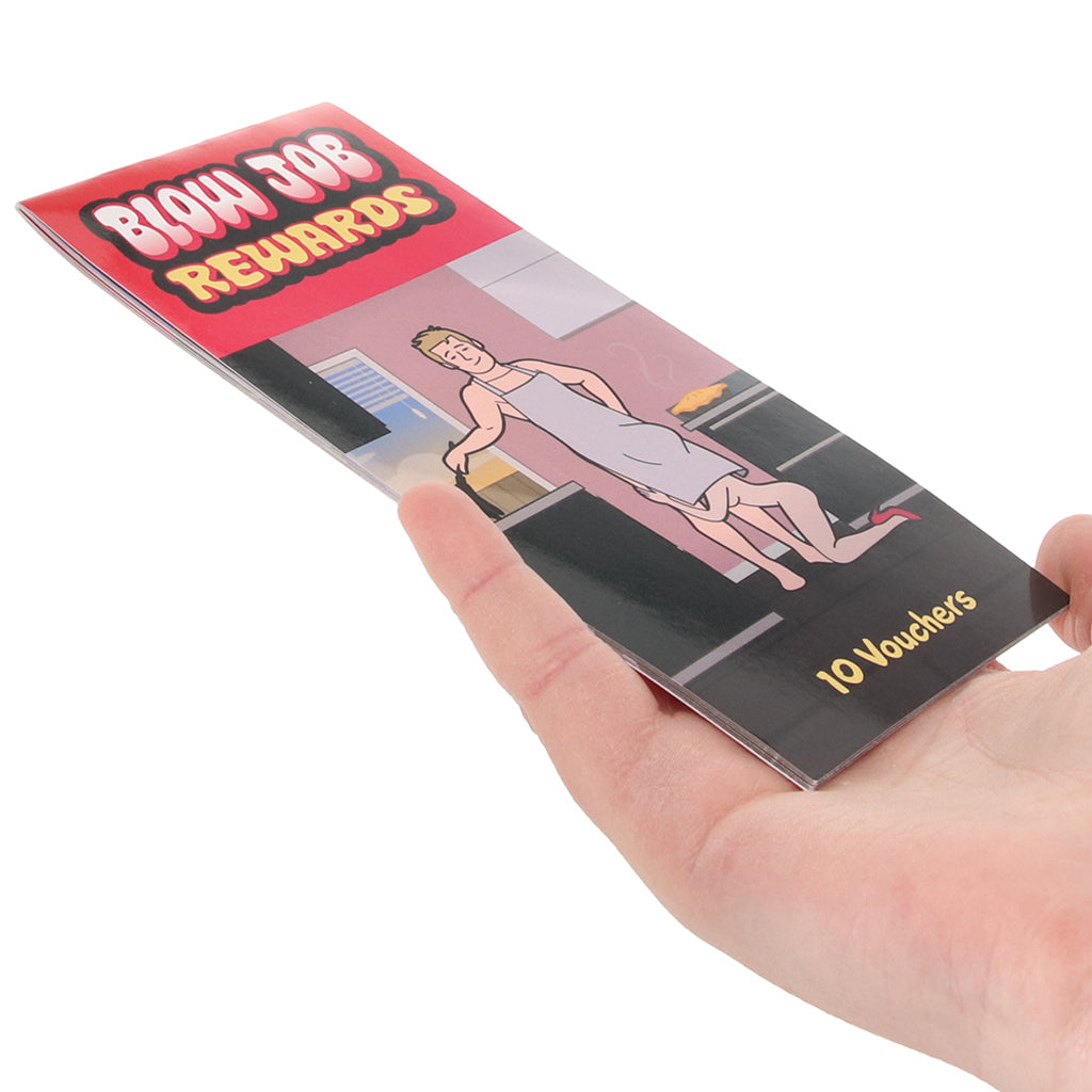 Blow Job Rewards Voucher Booklet Novelties 'n Parties