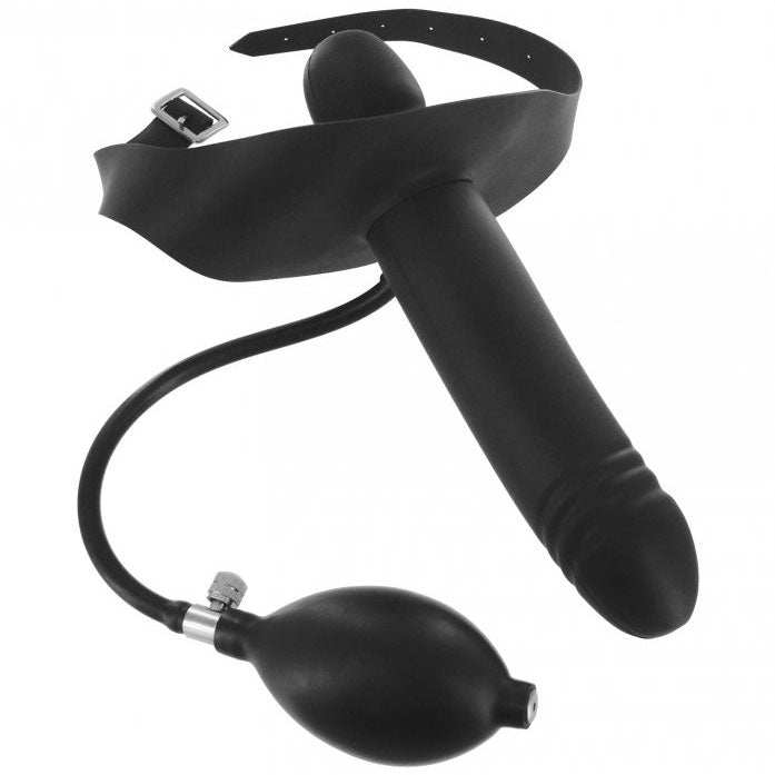 Master Series Inflatable Gag With Dildo – Inflatable Gag and Dildo