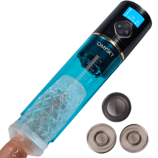 Acmejoy - Markham Hydrotherapy Water Vortex Penis Pump Blue Penis Pumps