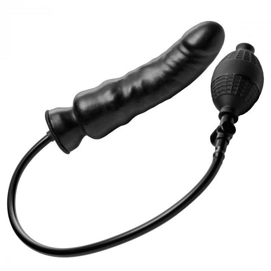 Master Series Renegade – Inflatable Ridged Dildo with Hand Pump