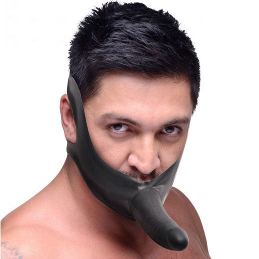 Master Series Face Fuk Strap-On and Mouth Gag – Latex Strap-On Set