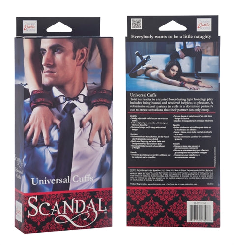 Scandal Universal Cuffs – Soft Plush Restraint Cuffs