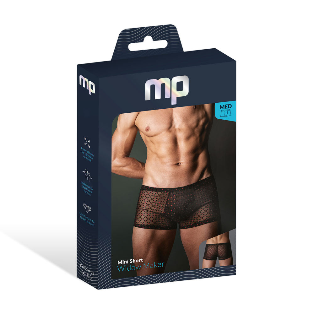 Male Power Widow Maker Mini Pouch Short (Black) – Boxer Shorts