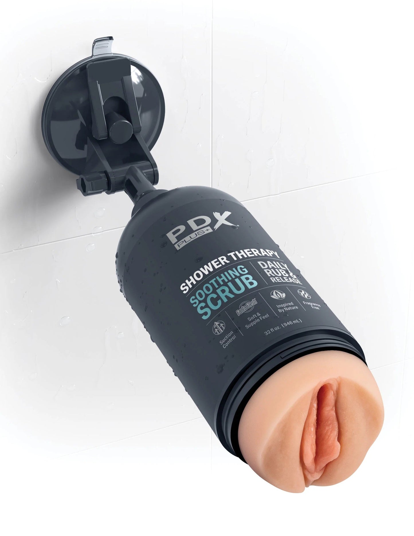 PDX Discreet Shower Soothing Scrub (Shampoo Bottle Edition) – Masturbator