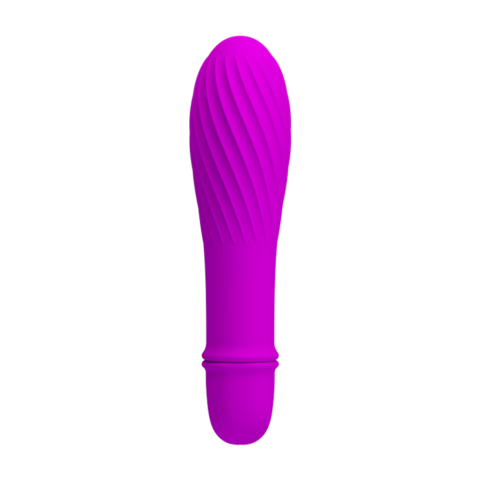 Solomon Mini Vibrator – Silicone Small Vibrator with Swirl Tip