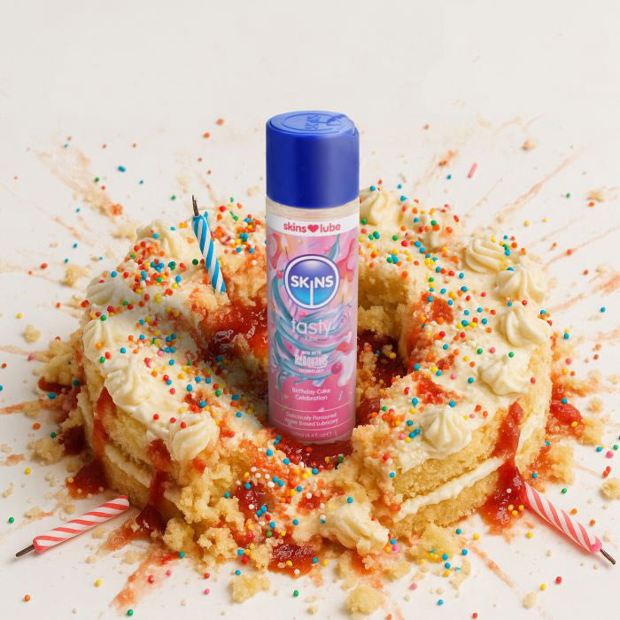 Skins Birthday Cake (4.4 Fl Oz) – Water-Based Lubricant