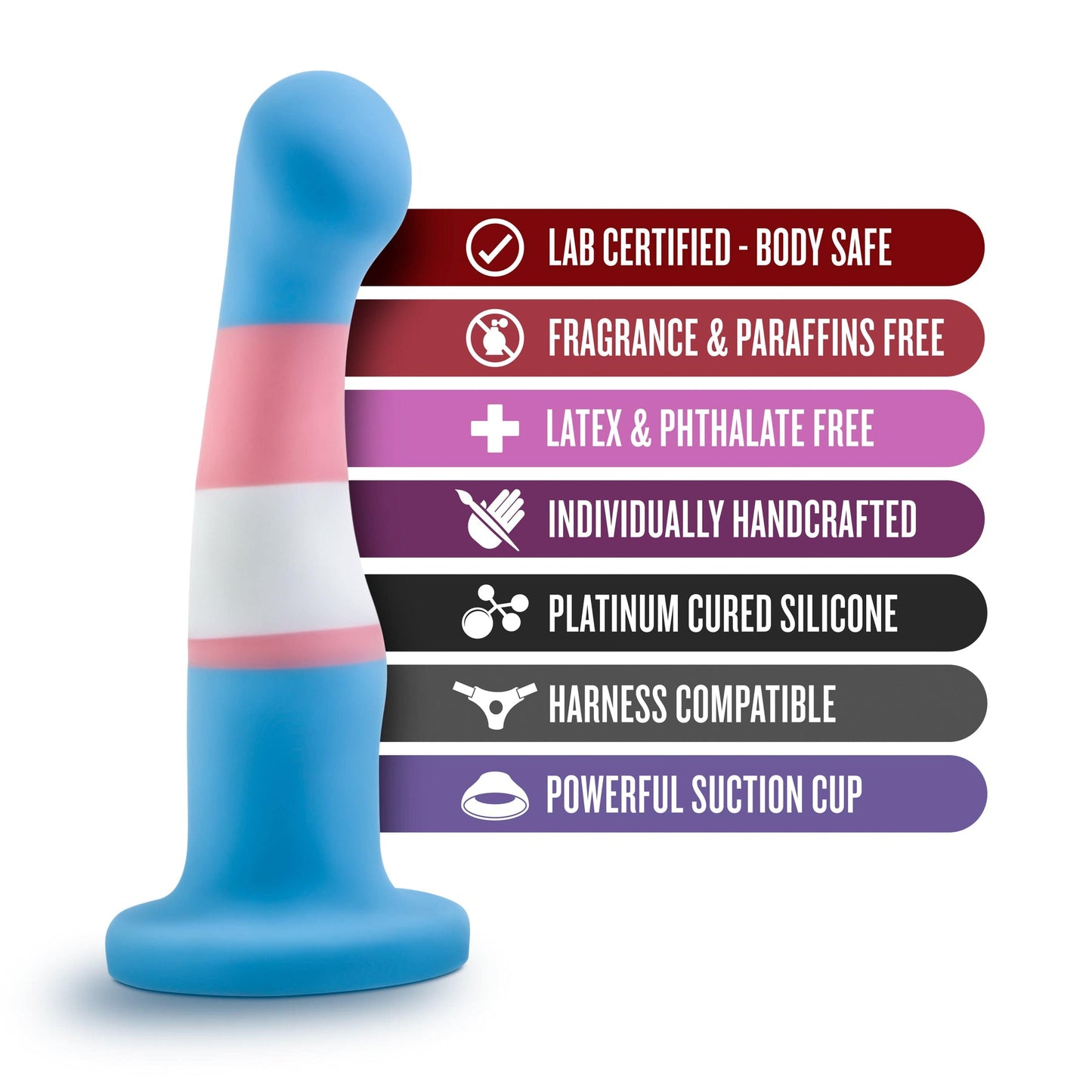 Avant Pride P2 True Blue – Silicone Dildo