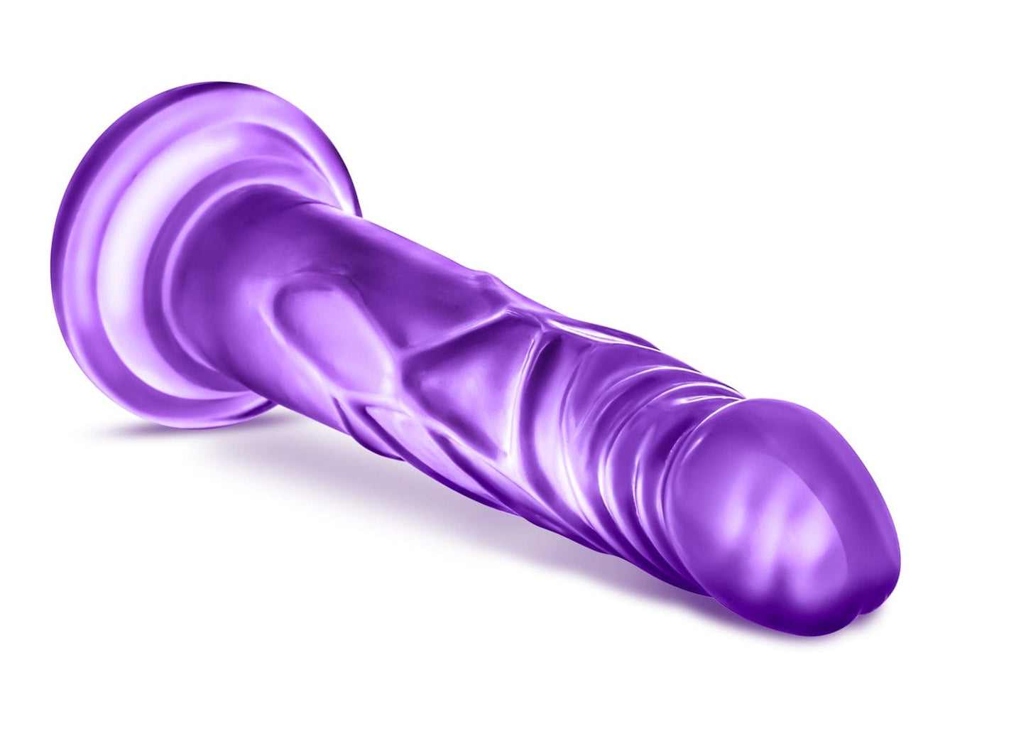 B Yours Sweet N Hard Purple Realistic 7.5" Dildo with Suction Cup