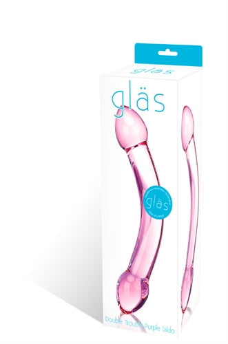 Glas Double Trouble – 7.25 Inch Glass Double-Headed Dildo > Glass > Dildos