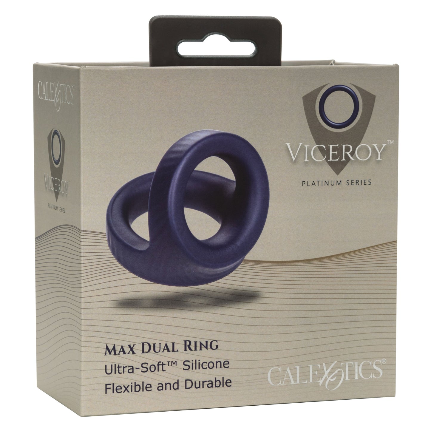 Viceroy Max Dual Silicone (Black) – Stretchy Stamina Cock Ring
