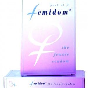 Femidom 3 Pack Female Condoms Non Latex Lubricated