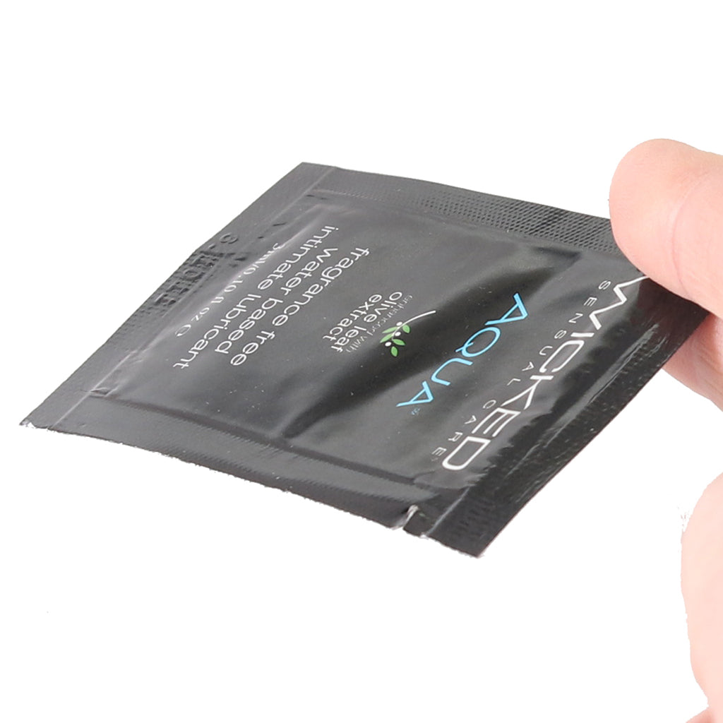 Aqua Fragrance Free Water Based Lube .10oz/3ml Lubes and Lotions > Water Based Sex Lubes