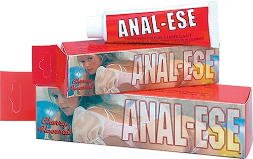 Anal-Ese Cherry Flavored Desensitizing Lubricant – Desensitizing Cream 0.5 Oz