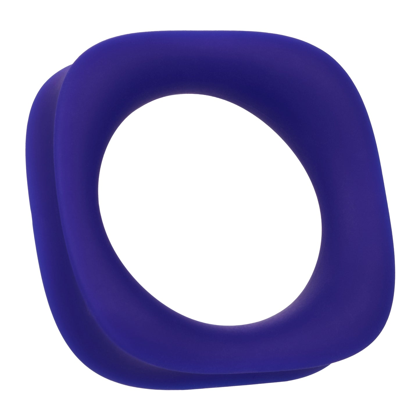 Link Up Alpha Vibrating Couples Enhancer Ring Two-Piece Set Blue and Turquoise Waterproof Silicone