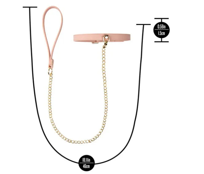 Temptasia Ardor – Adjustable Silicone Collar and Leash Set