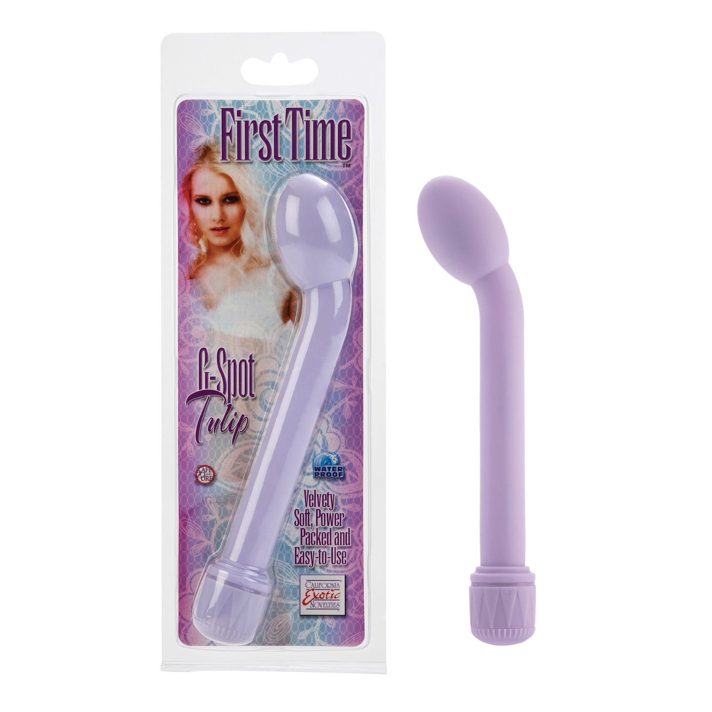 First Time Pink Tulip G-Spot Vibrator Soft Multi-Speed Toy