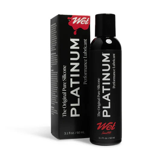 Wet Platinum Luxury Silicone Lubricant 3.1oz – Medical Grade Lubricant