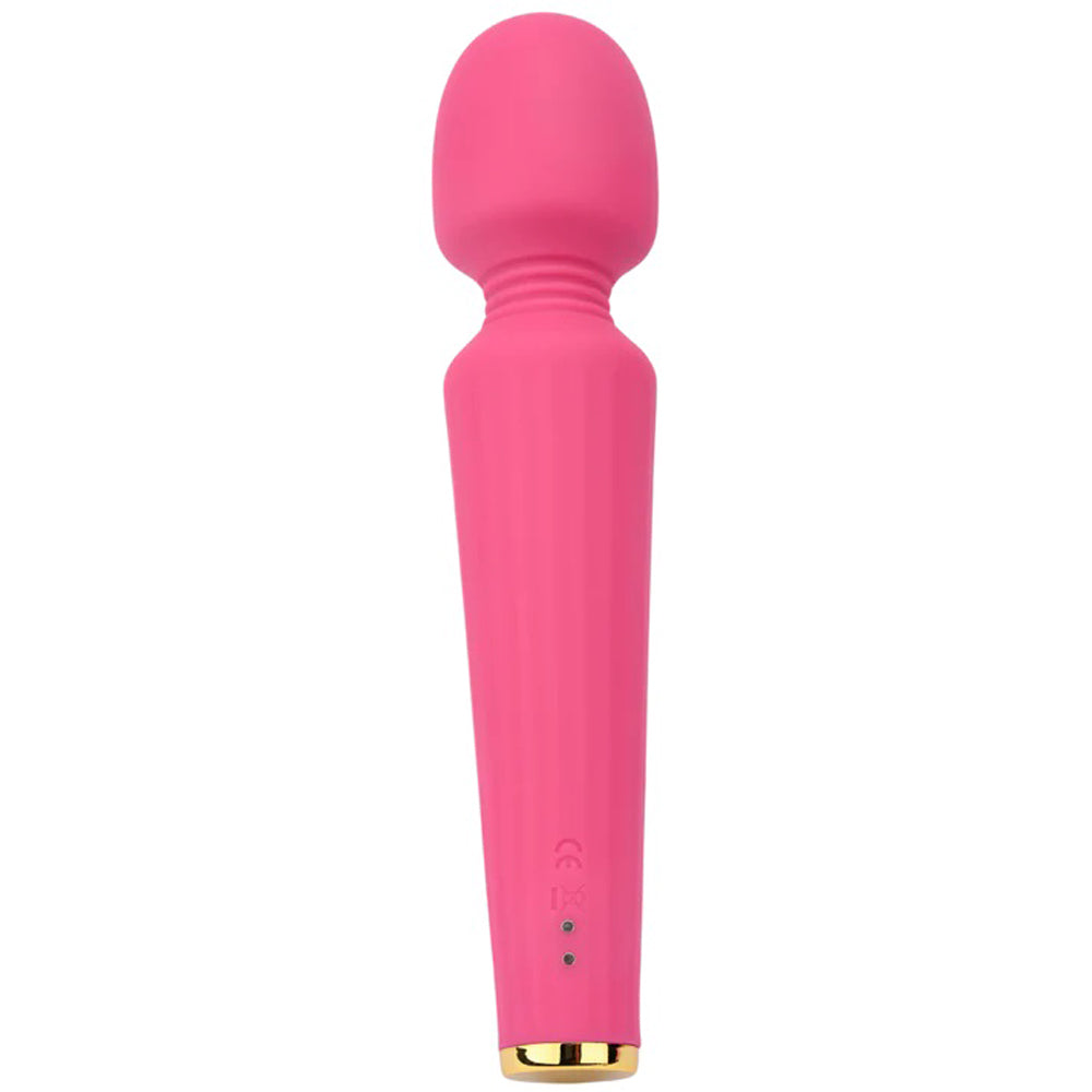 Intimately GG The GG Wand Pink Silicone Cordless Vibrator with Gold Accents