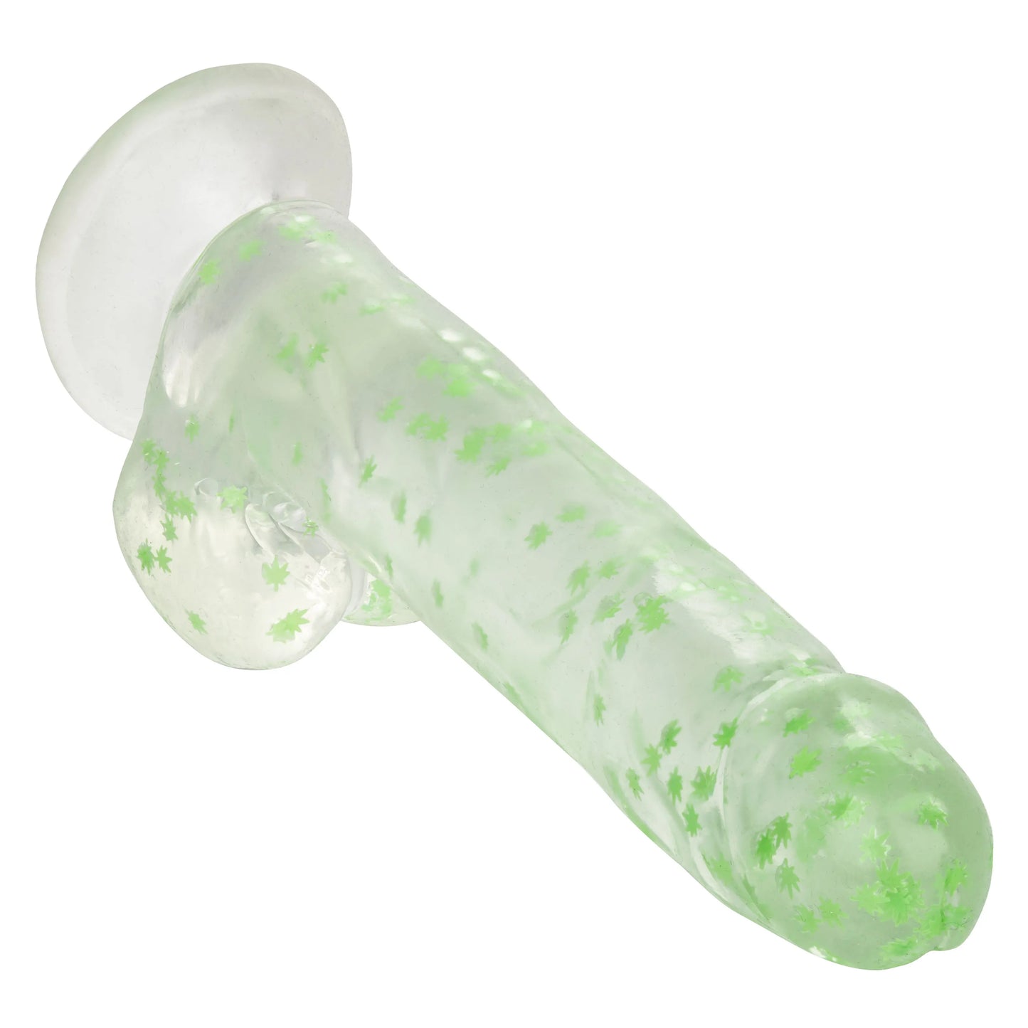 Naughty Bits I Leaf Dick – Glow-in-the-Dark 8 Inch Dildo