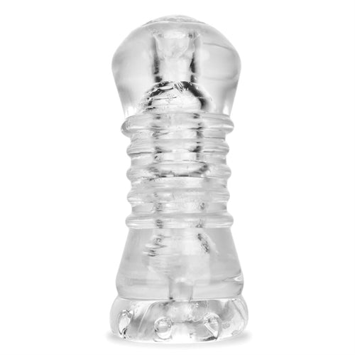 Atomic Jock Jerk Masturbator (Clear) – Soft TPR Rubber Masturbator