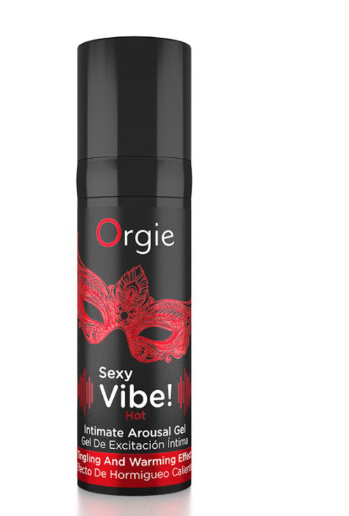 Orgie Sexy Vibe Hot Intimate Warming Arousal Gel 15ml Gel