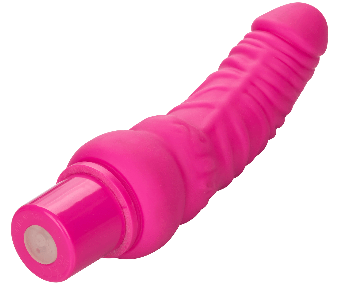 Power Stud Curvy Vibrator Pink Flexible Silicone 12 Functions Waterproof