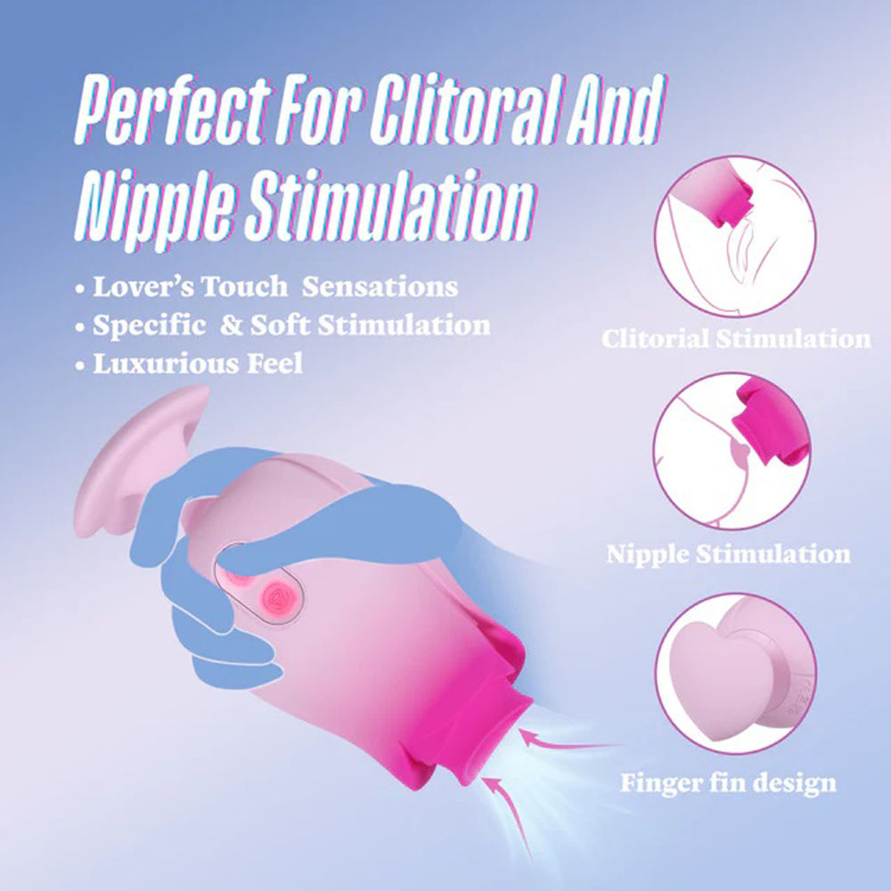 Aria Tulip Trance Wireless Clitoral and Nipple Massager Pink