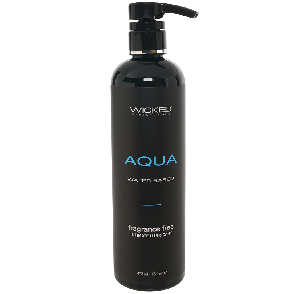 Aqua Fragrance Free Water Based Lube 16oz/473ml Lubes and Lotions > Water Based Sex Lubes