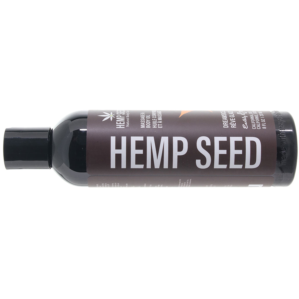 Hemp Seed Massage Oil 8oz/236ml in Dreamsicle Sensual Love > Massage