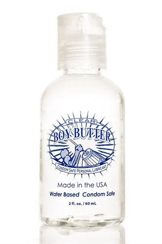 Boy Butter Clear H2O – Water-Based Personal Lubricant 2 Oz