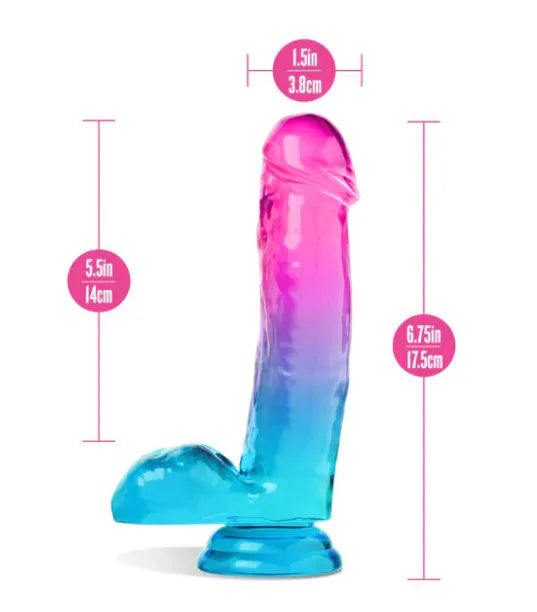 B Yours Candy Colored Dildo – Playful Lifelike Dildo