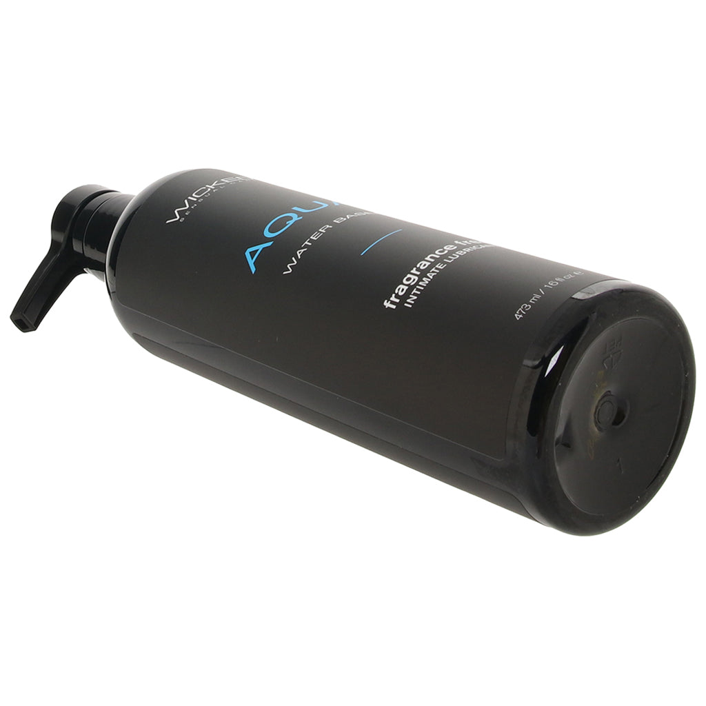 Aqua Fragrance Free Water Based Lube 16oz/473ml Lubes and Lotions > Water Based Sex Lubes