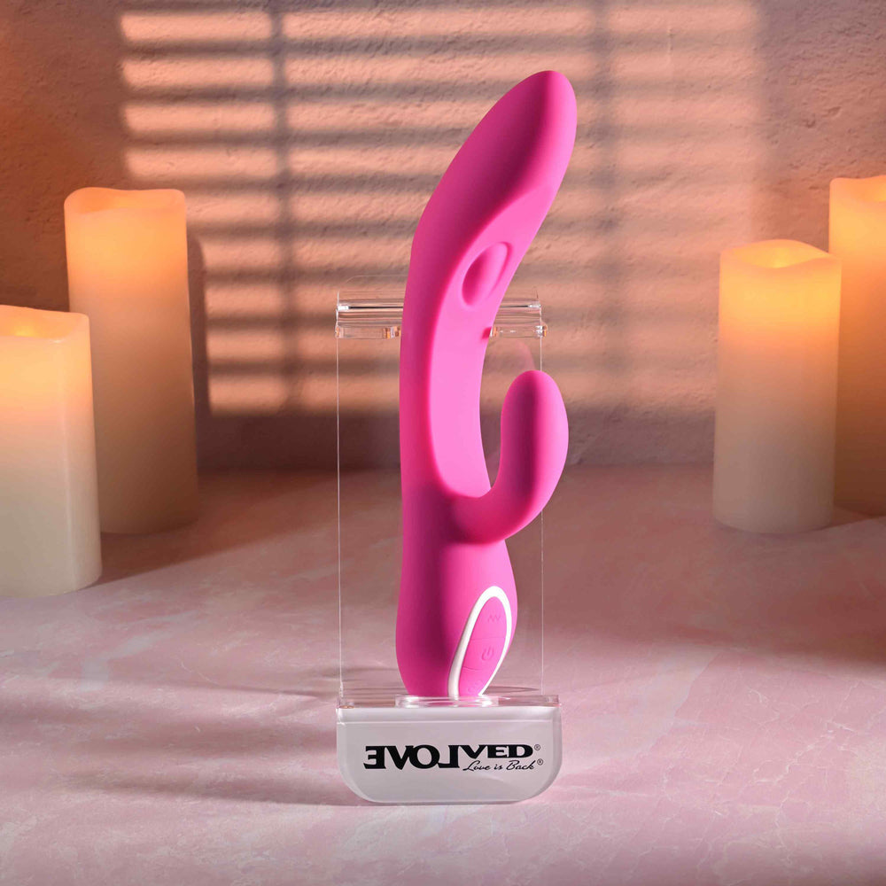 Evolved G-Tapper – USB Rechargeable Rabbit Vibrator with Dual Motors and Flexible G-Spot Shaft