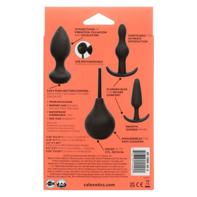 Pleasure Kits Anal Explorer Collection (Black) – Anal Toy Kit