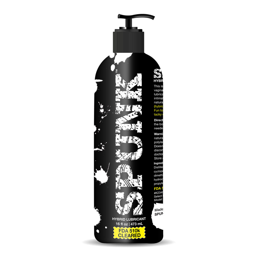 Spunk Hybrid Water Silicone Personal Lubricant Pump 16 Oz