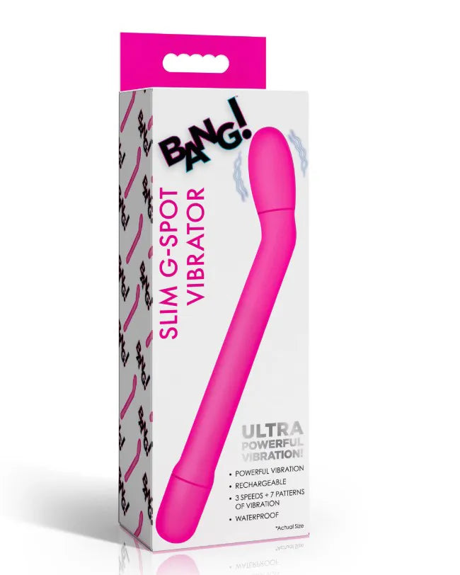 Slim G-Spot Vibrator – Rechargeable 3 Speeds 7 Patterns Vibrator