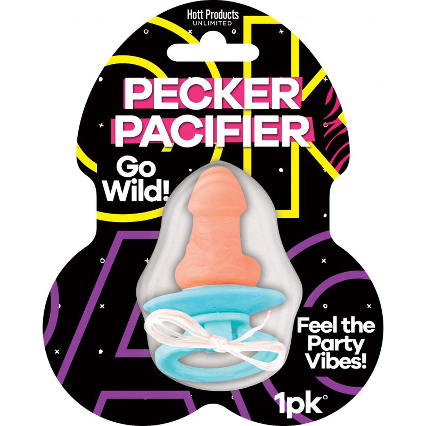 Pecker Pacifier – Elastic Wristband Novelty Pacifier