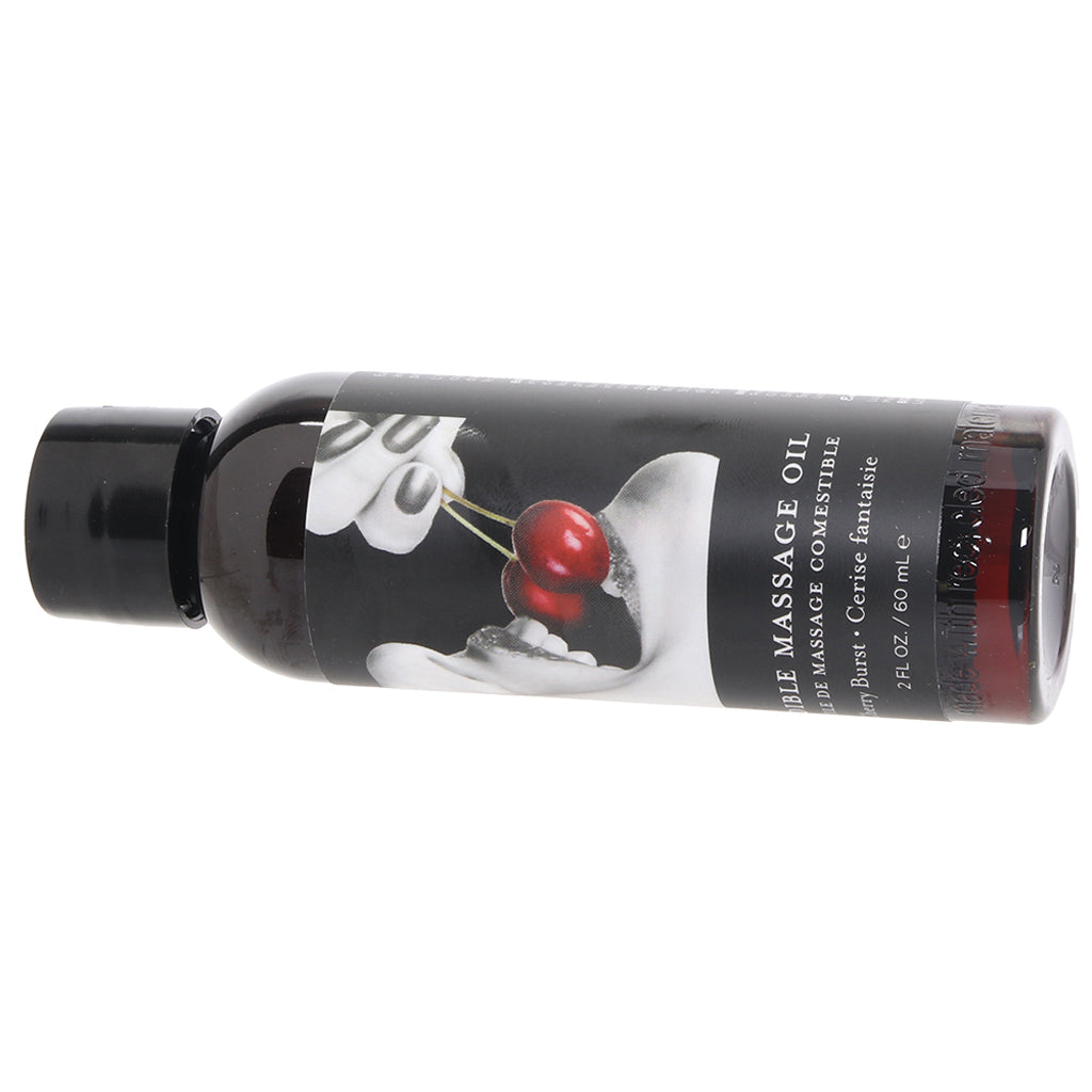 Edible Massage Oil 2oz/60ml in Cherry Burst Sensual Love > Massage