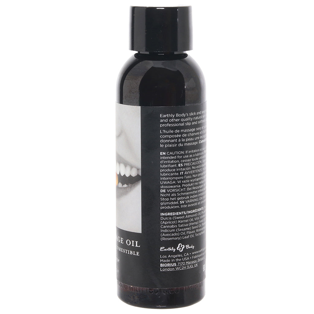 Edible Massage Oil 2oz/60ml in Cherry Burst Sensual Love > Massage
