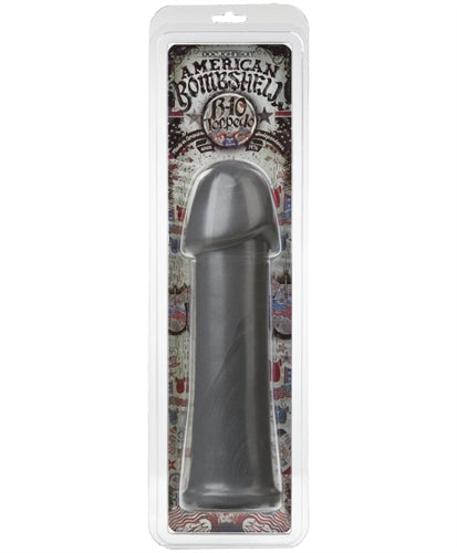 American Bombshell B-10 Torpedo (Gun Metal) – Large Anal Dildo