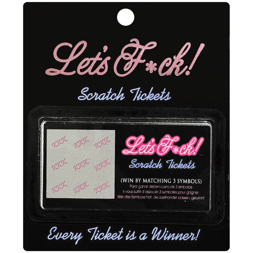 Lets Fuck Scratch Tickets – Set of 8 Winning Sex Position Cards Game