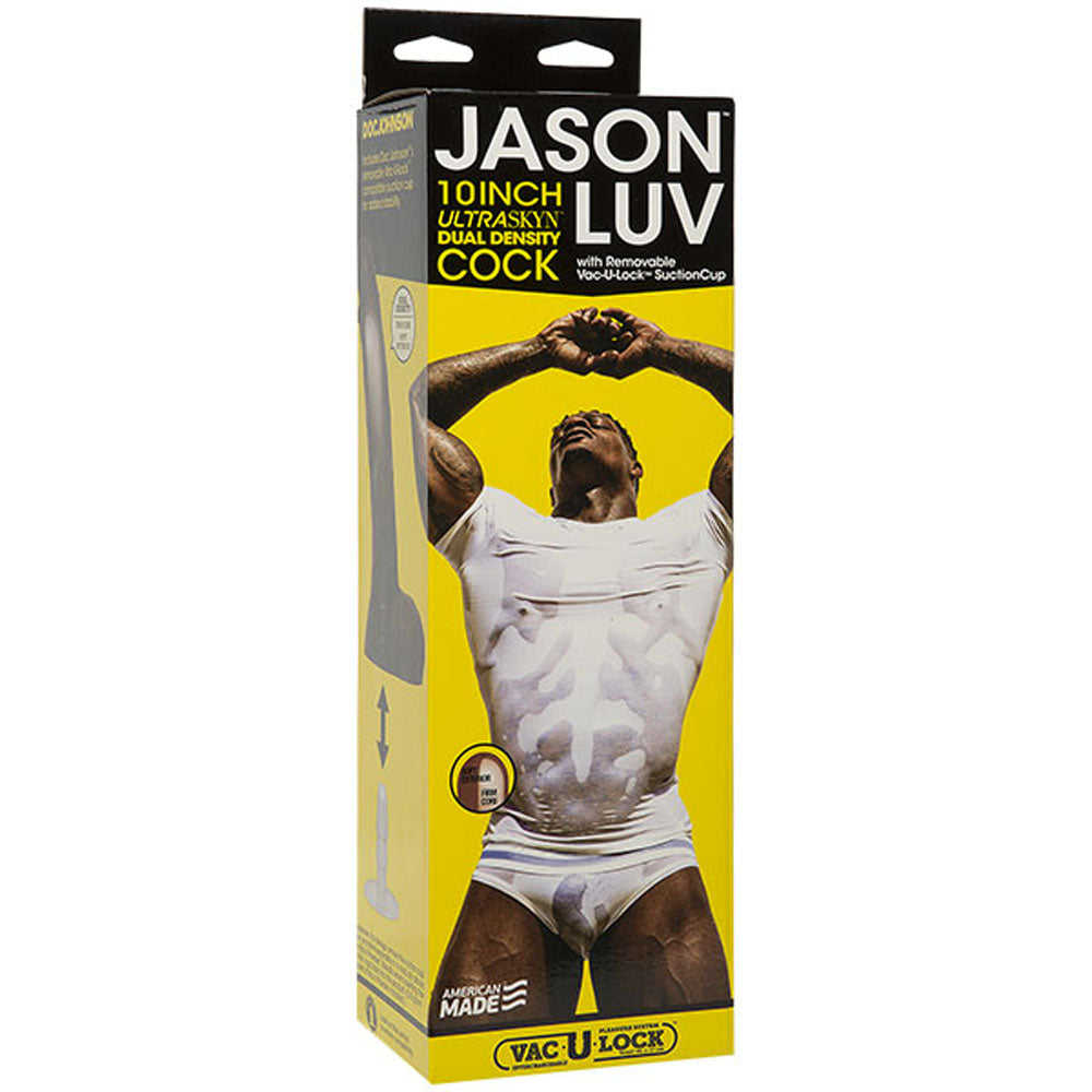 Signature Cocks Jason Luv 10 Inch ULTRASKYN Cock with Removable Suction Cup – Realistic Dildo