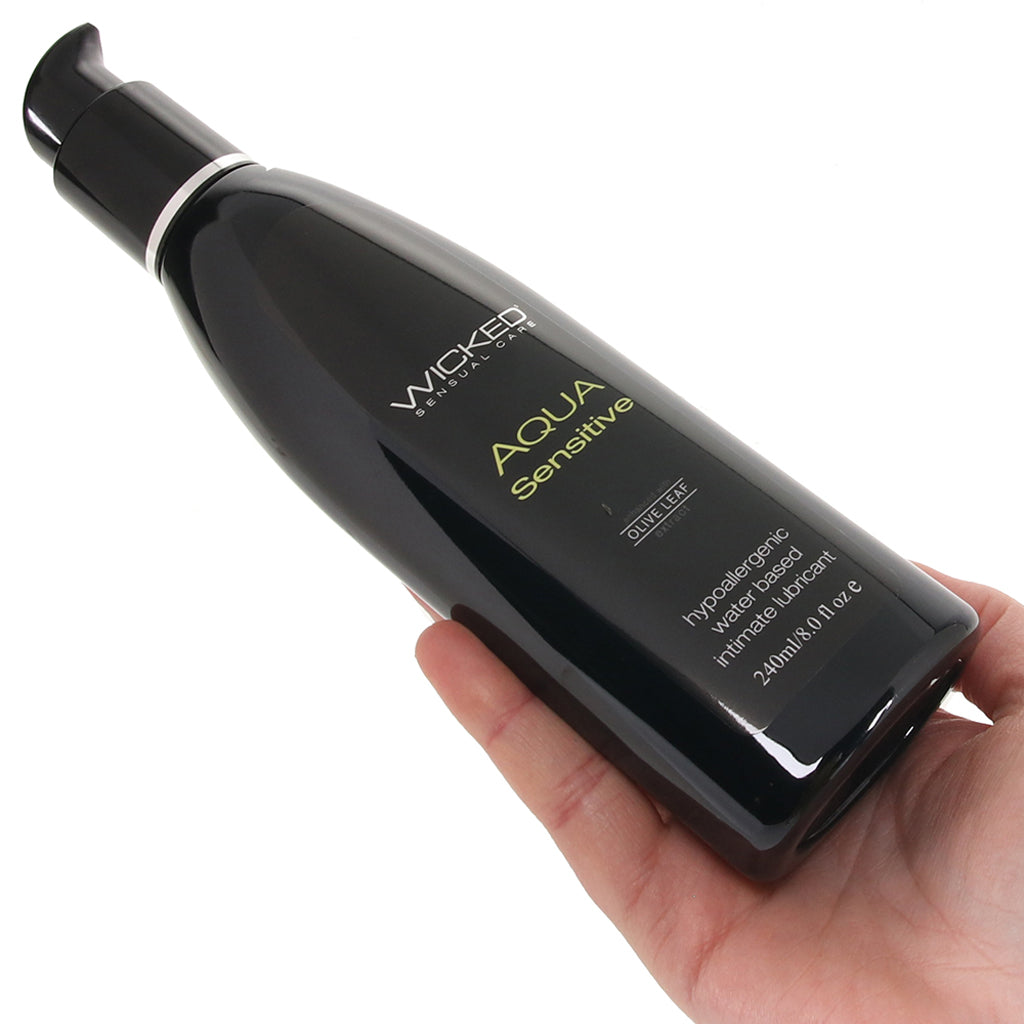 Aqua Sensitive Hypoallergenic Lube 8oz/240ml Lubes and Lotions > Water Based Sex Lubes