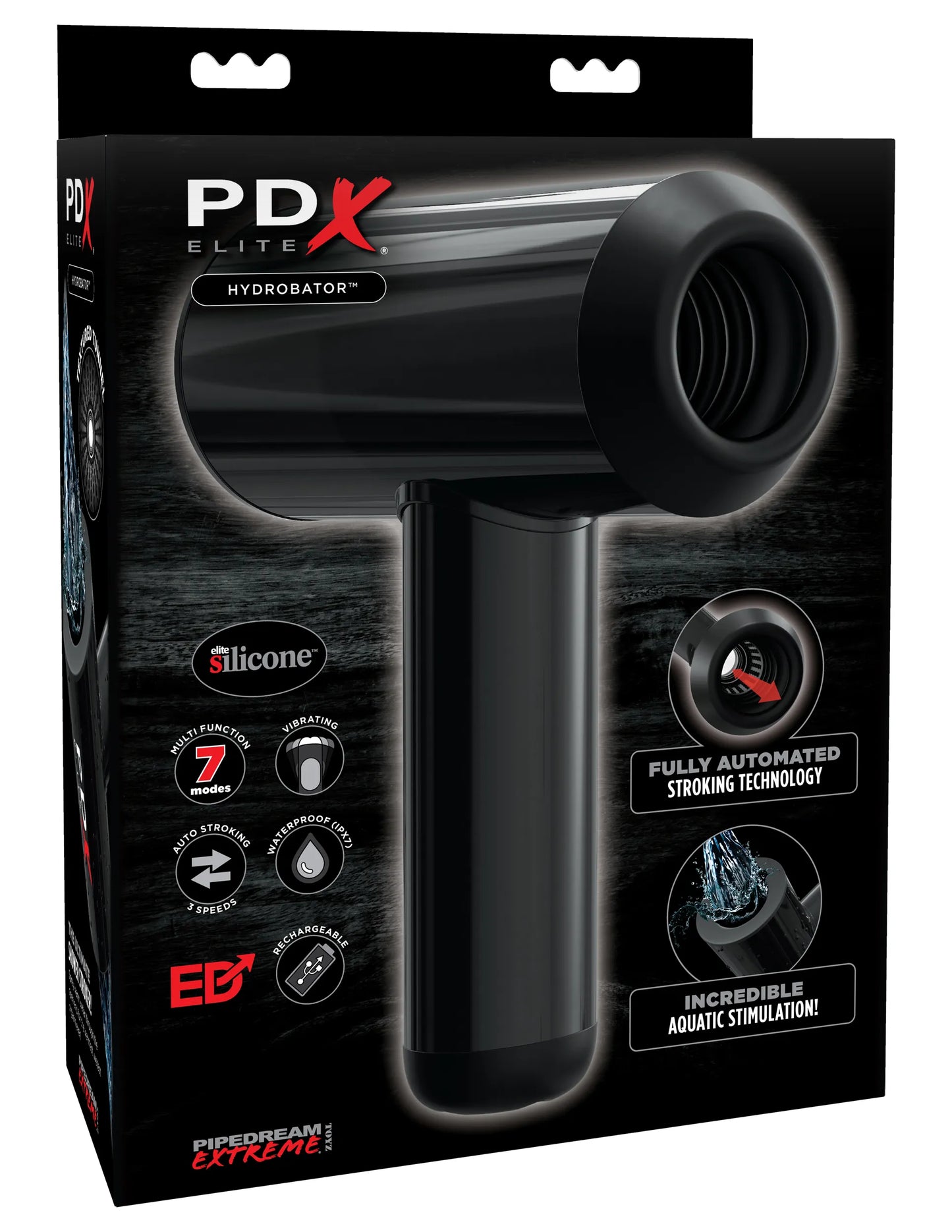 PDX Elite Hydrobator – Waterproof Automated Stroking Masturbator
