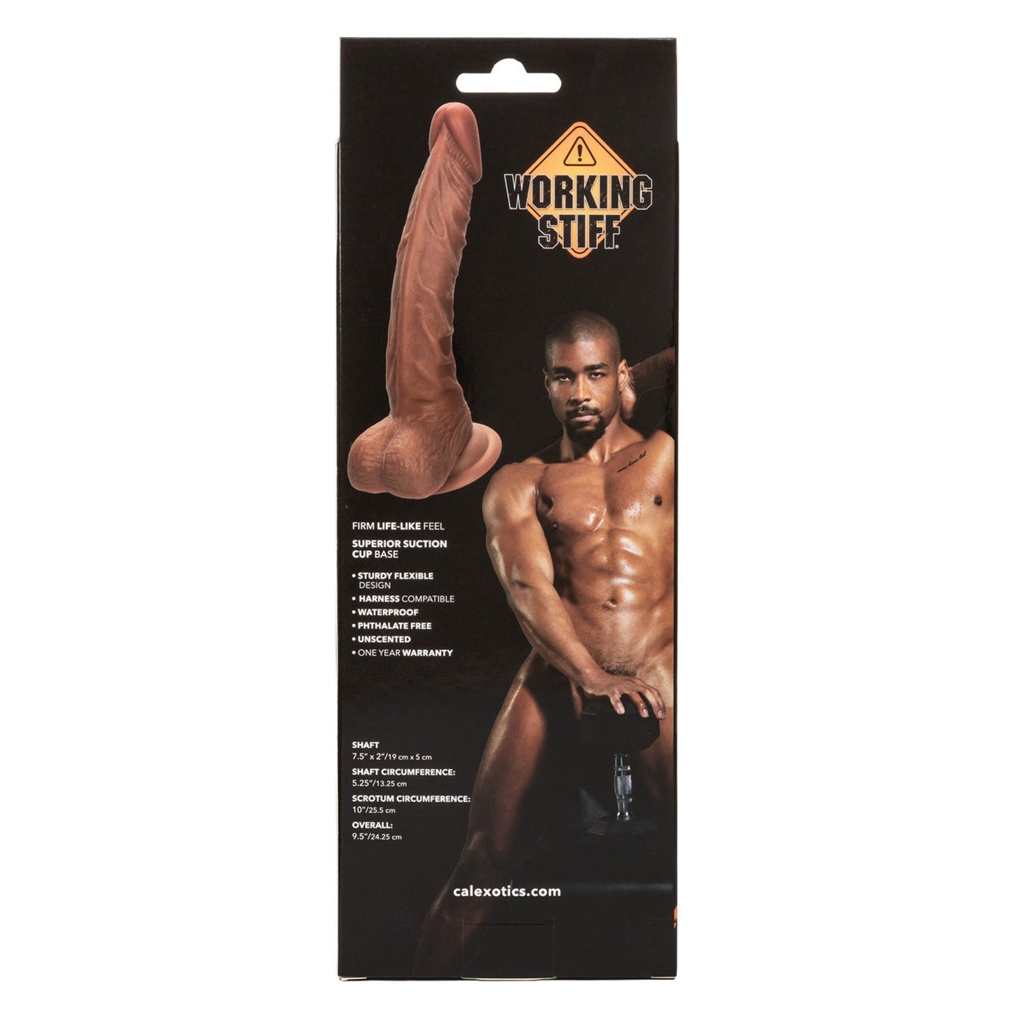 Working Stiff The Personal Trainer Realistic 7.5 Inch Flesh Tone Dildo with Suction Cup Base