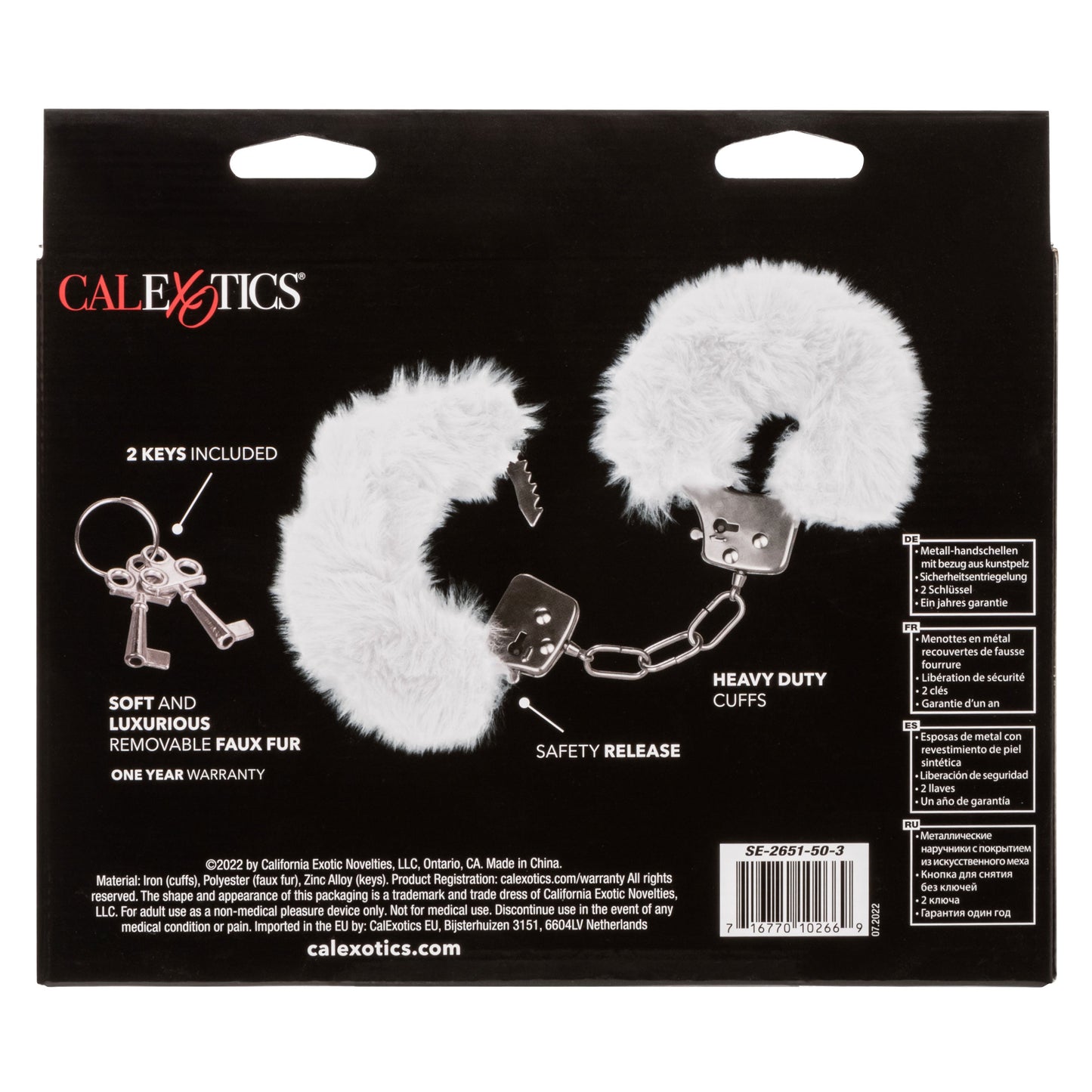 Ultra Fluffy White Furry Cuffs – Soft Bondage Handcuffs