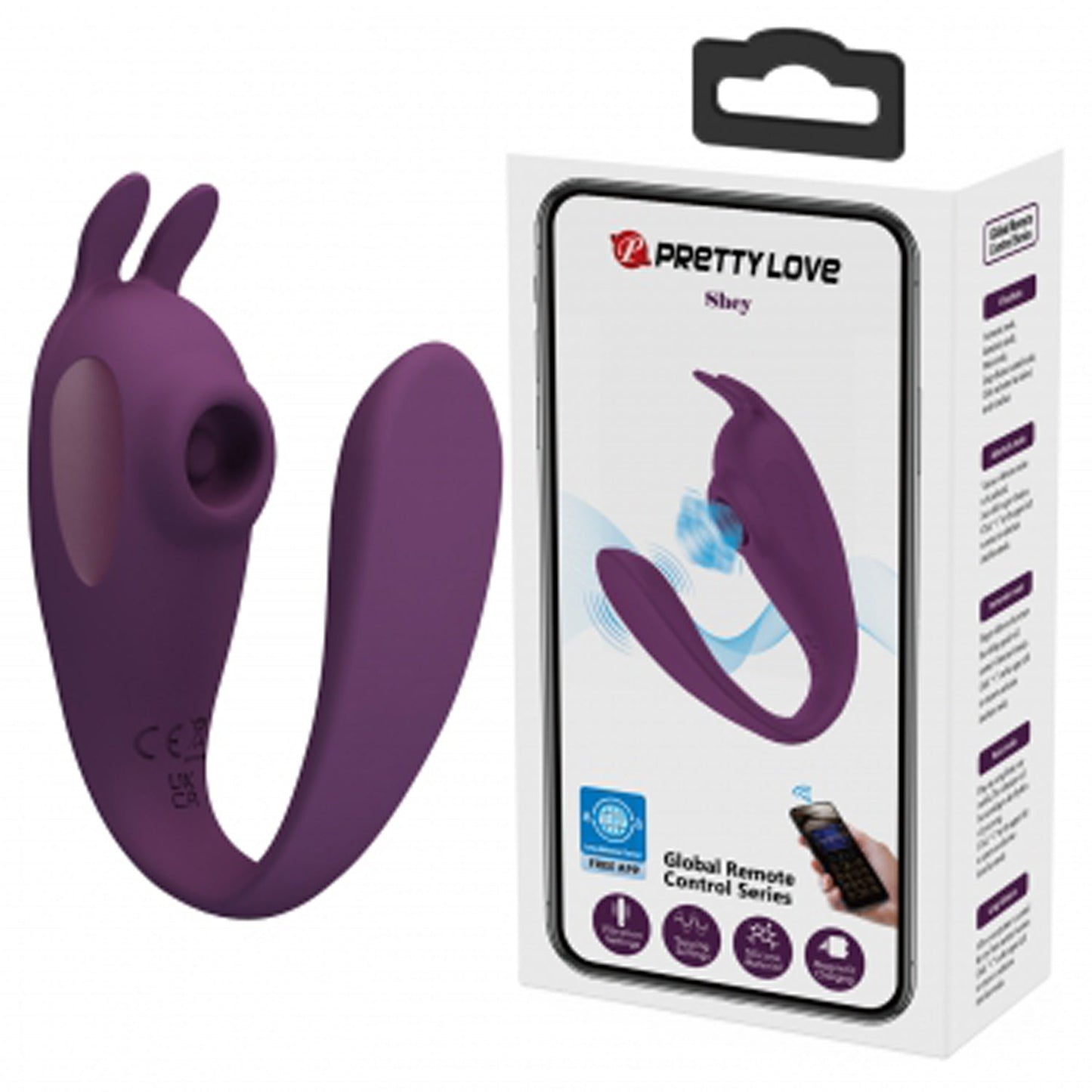 Shey Byzantium – App Control Ergonomic C-Shape G-Spot and Clitoral Vibrator
