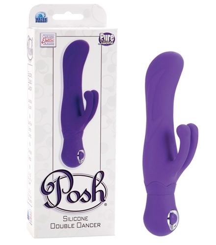 Posh Blue Silicone Thumper Dual Massager with 3 Speeds
