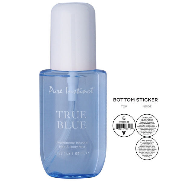 Pure Instinct True Blue – 3.35oz Pheromone Hair and Body Mist